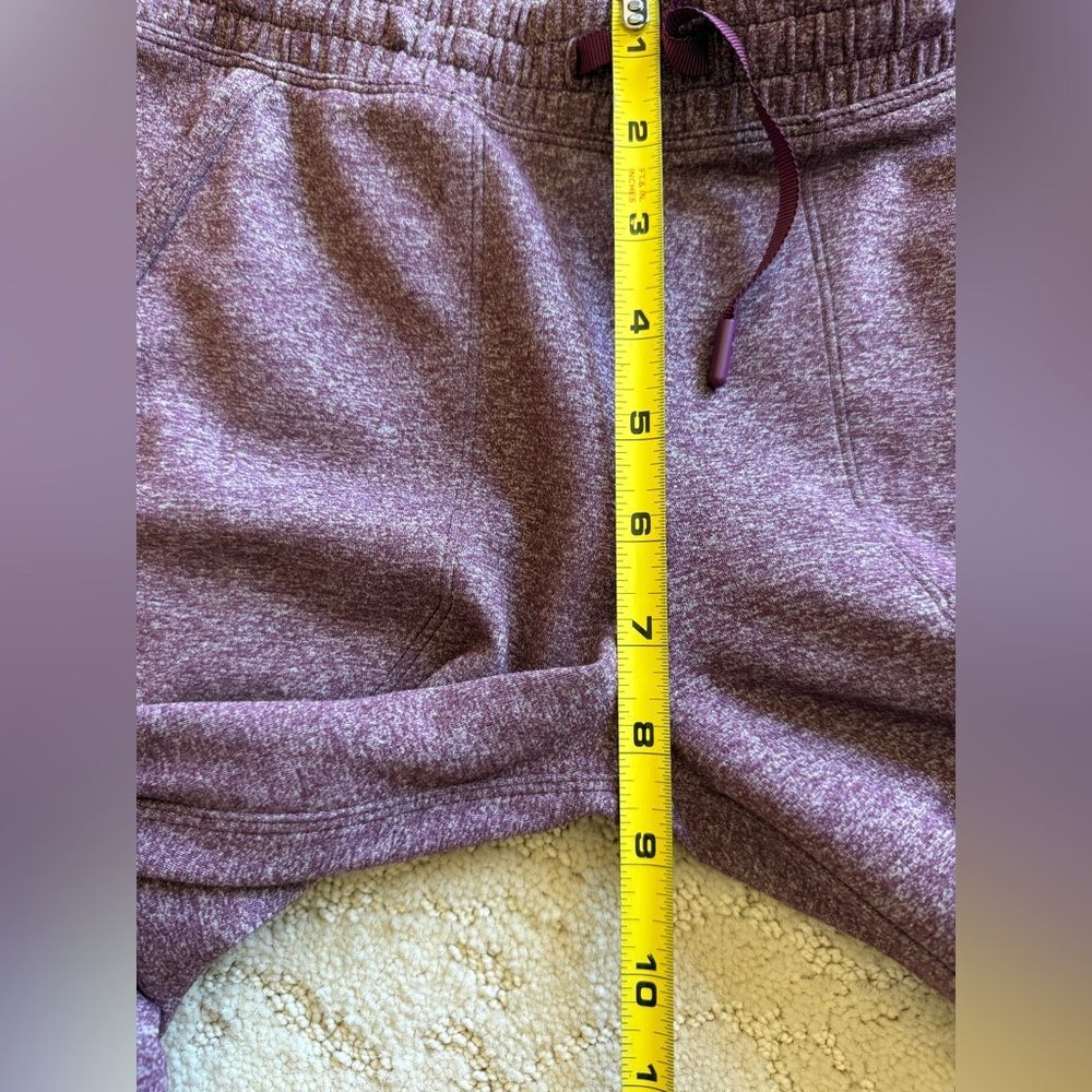 Lululemon Ivivva Girls Size 12 Heather Maroon Activewear Yoga Leggings. - Picture 7 of 9